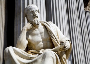 Vienna - philosopher statue for the Parliament - Herodotus
